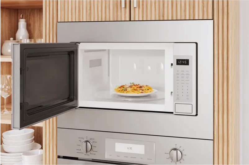 Thermador microwave oven side swing with built-in design