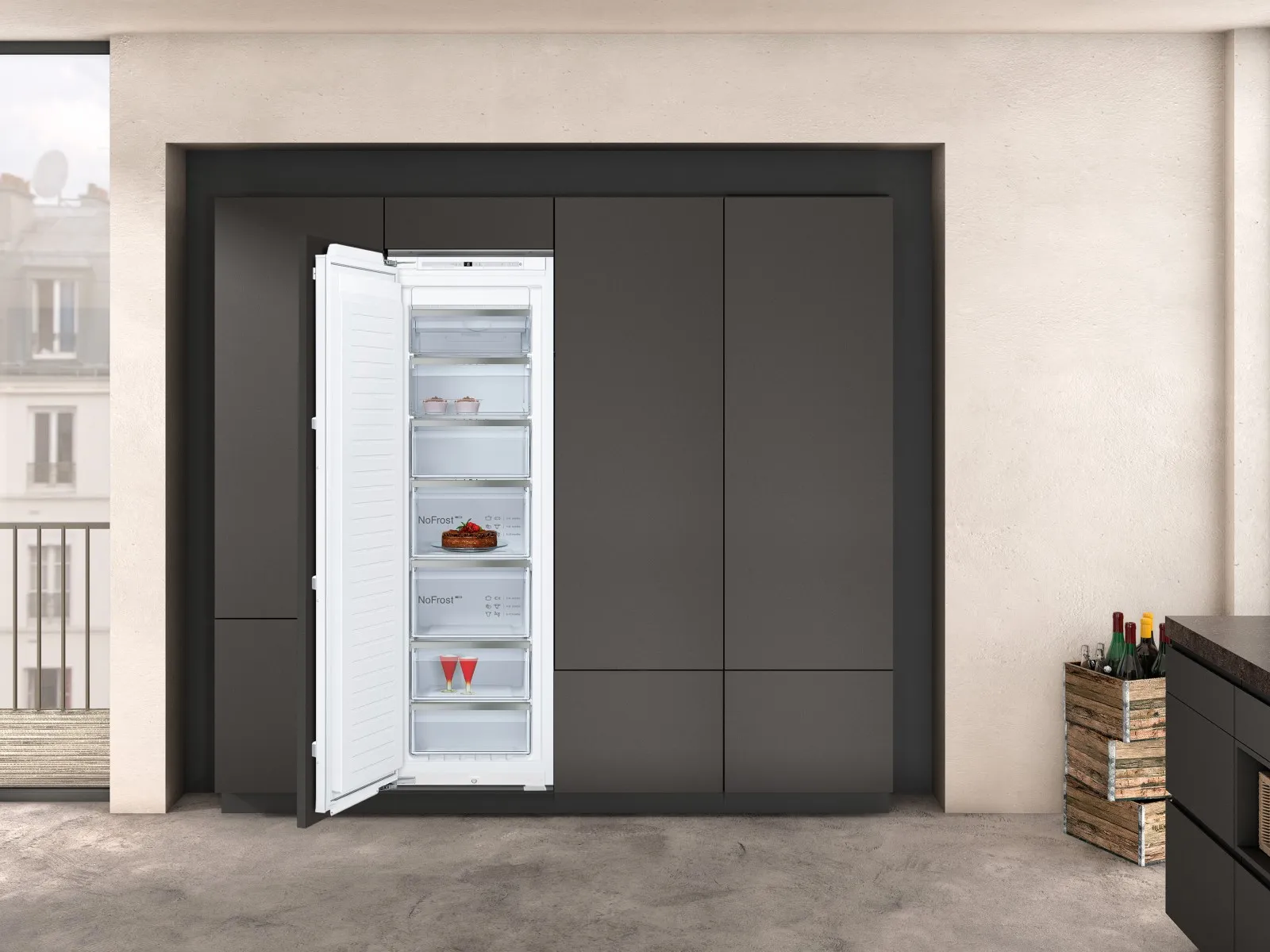 No Frost Einbau-Gefrierschrank