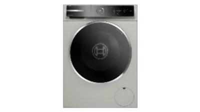 Bosch gri ön yüklemeli çamaşır makinesi.