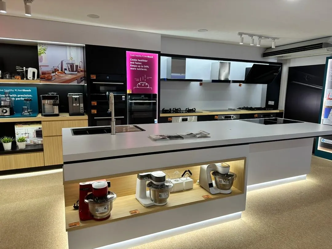 Bosch Appliance Showroom display kitchen at Kitchentech George Town Penang