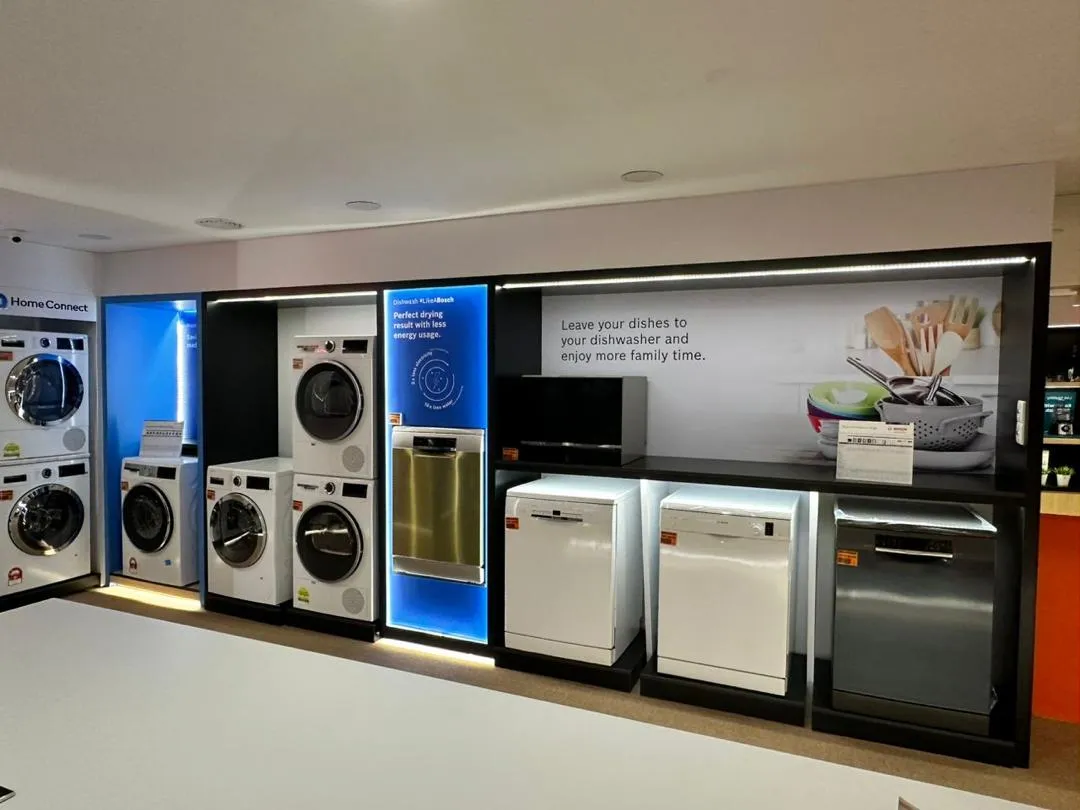 Bosch Appliance Showroom display kitchen at Kitchentech George Town Penang