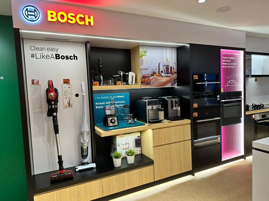 Bosch Appliance Showroom display kitchen at Kitchentech George Town Penang