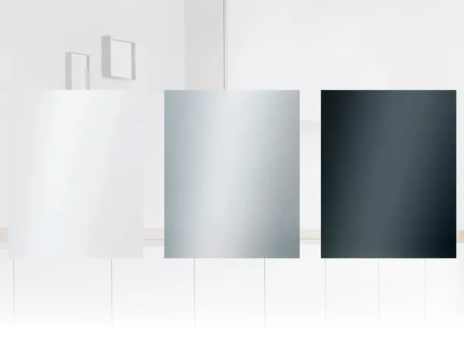 Bosch dishwashers available in stainless steel look, white, and black finishes to complement any kitchen design and style.