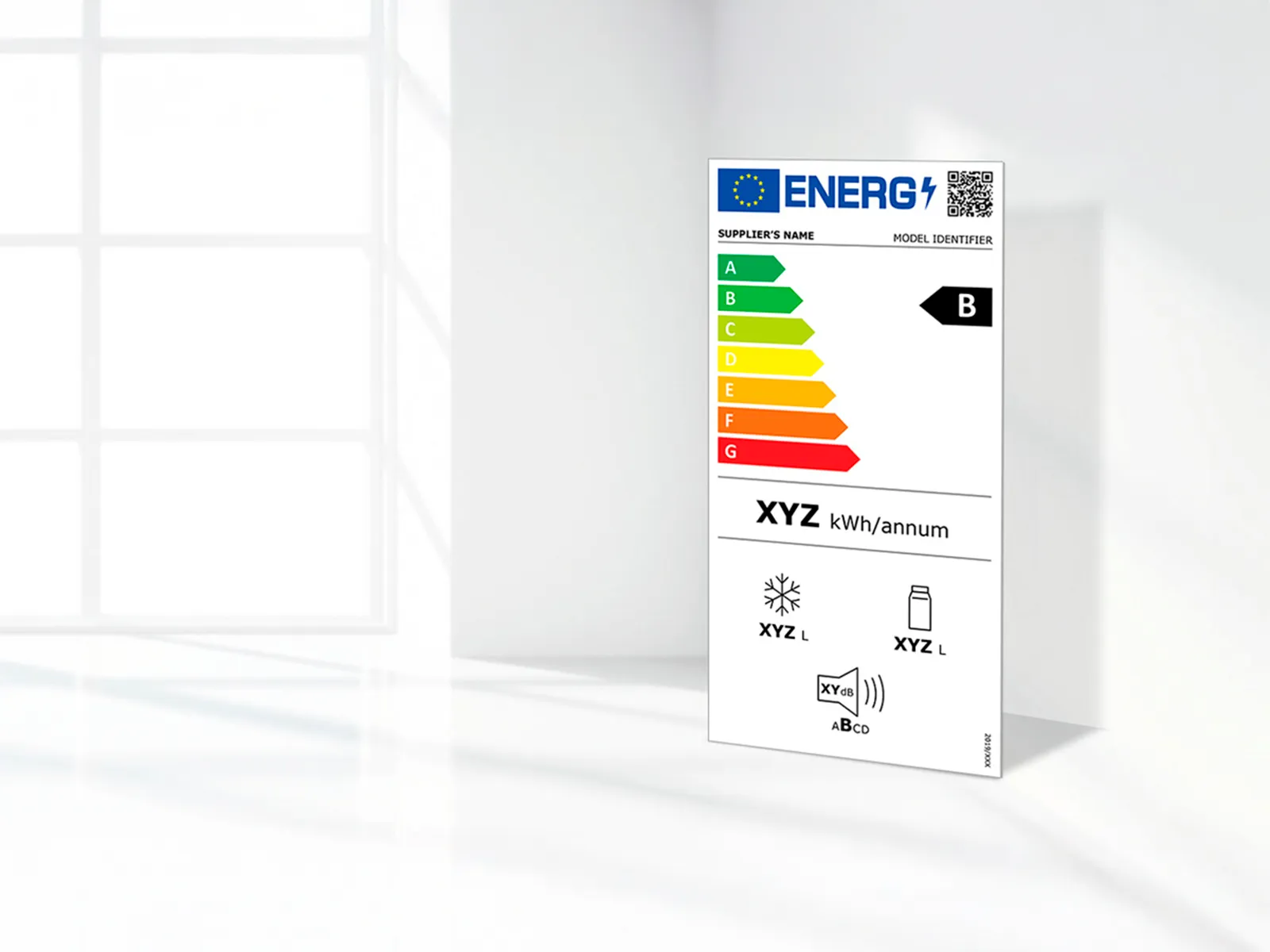 Uus energiamärgis külmikutele, mis näitab efektiivsuse hinnangut B.