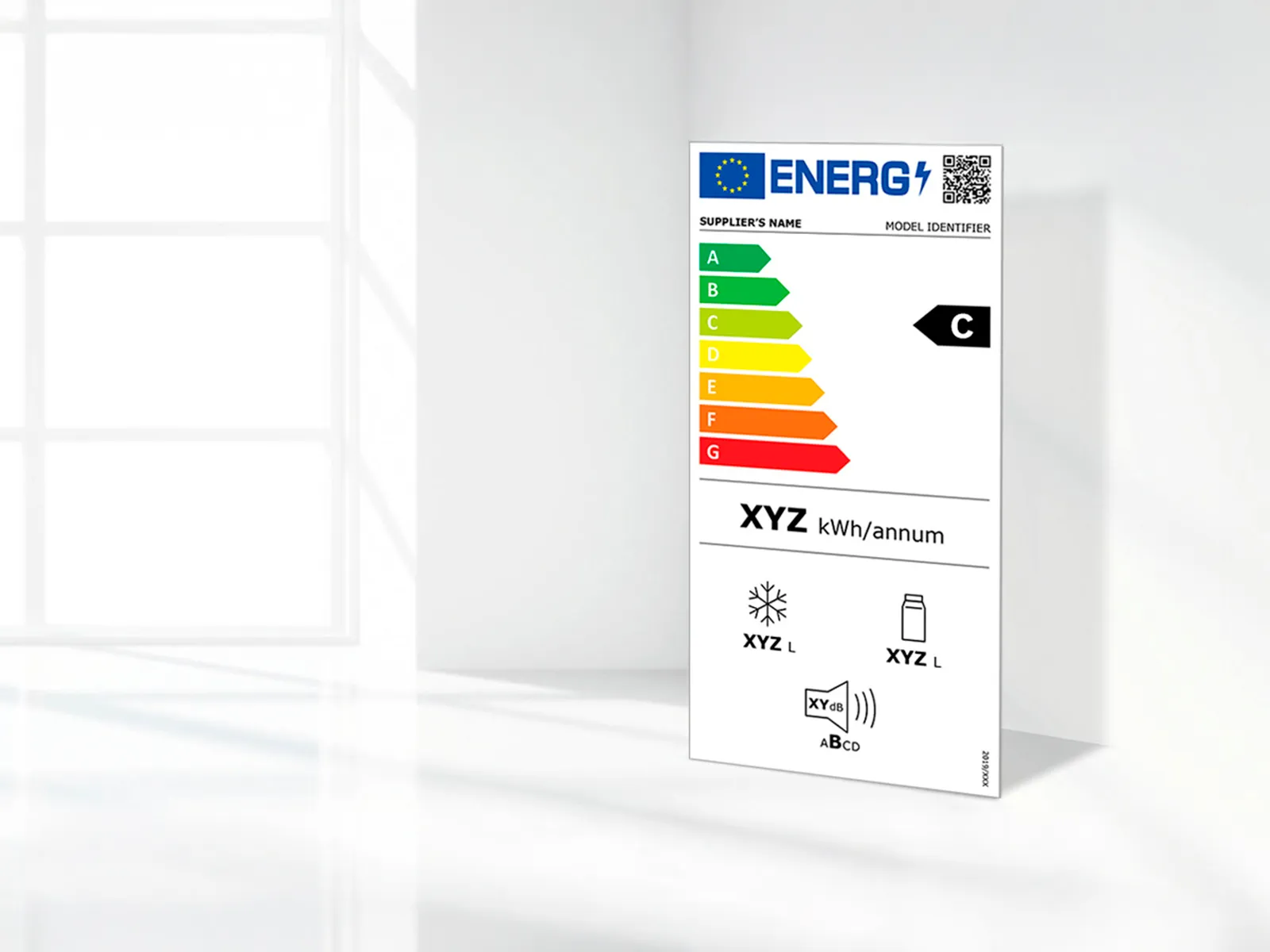 Paired and open freestanding fridge and freezer to crate a fridge freezer solution.