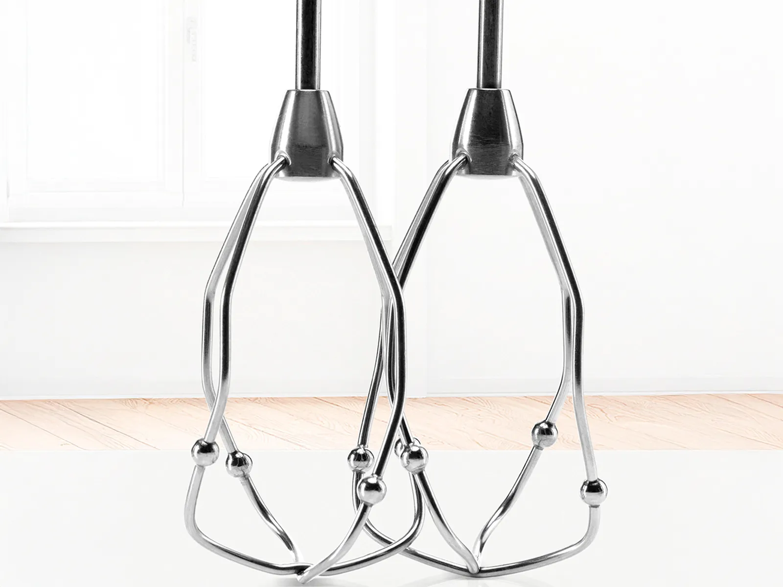 Prikaz blizu specijaliziranih metlica.