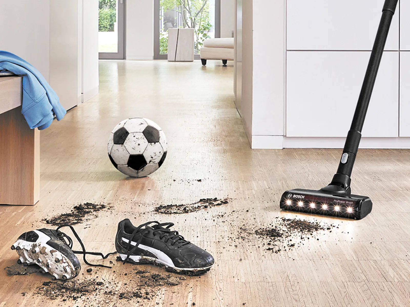 Model ProPower účinně čistí nečistoty z kopaček. 