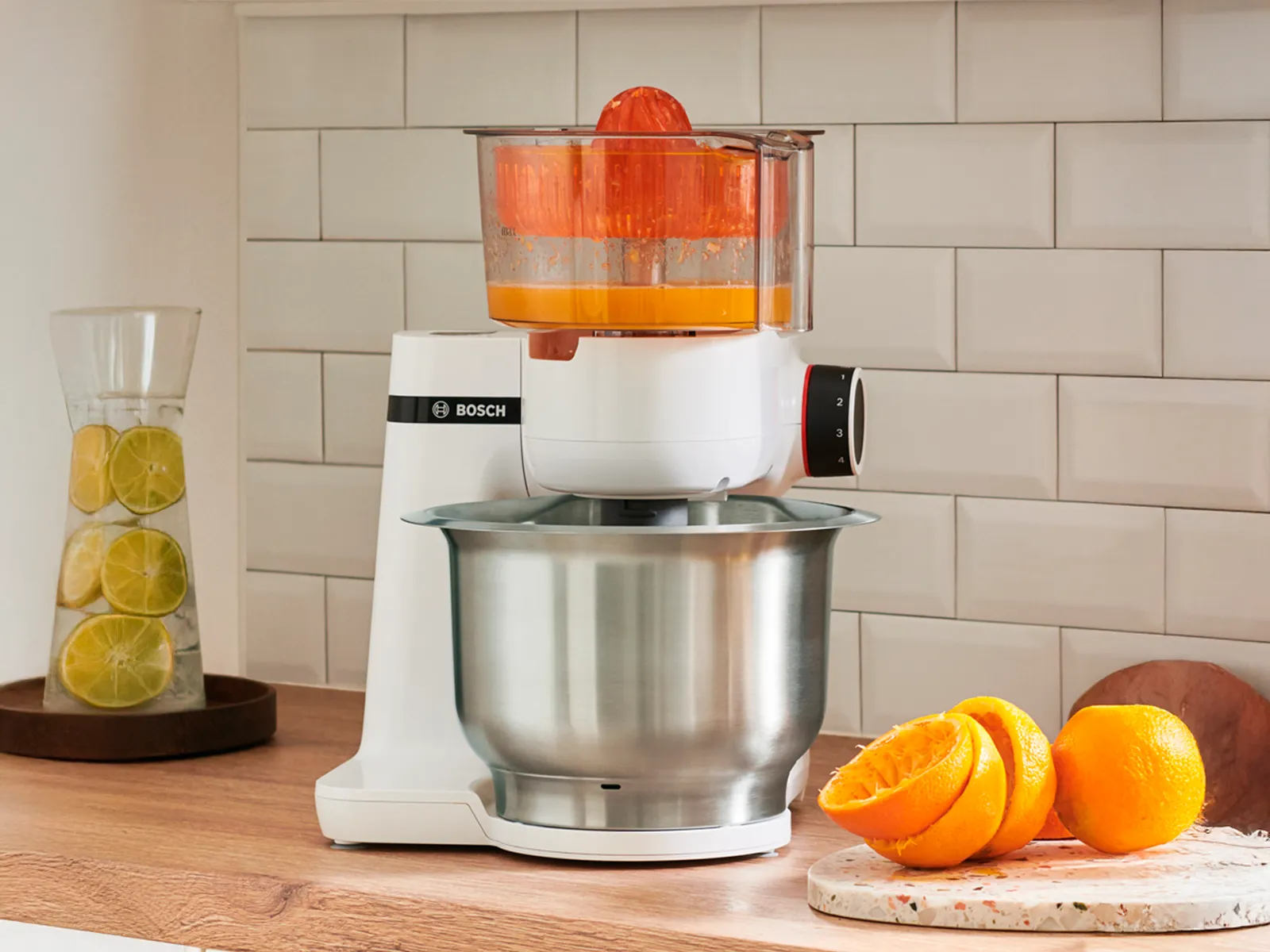 Homemade orange juice making with Stand Mixer Series 2