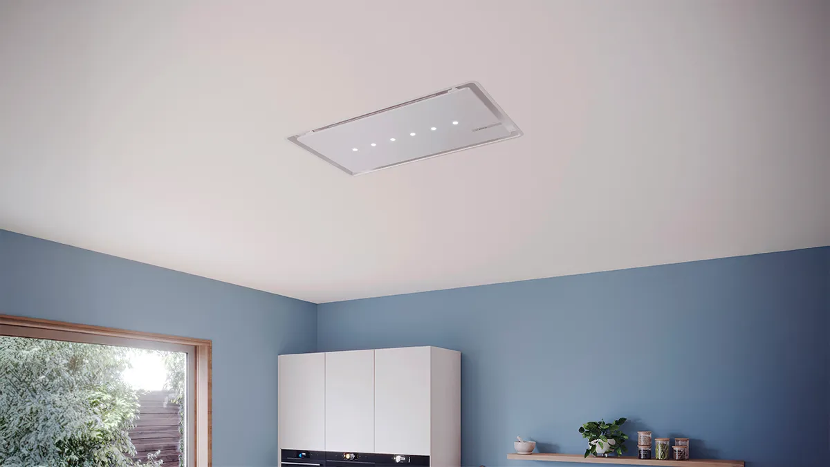 Ceiling cooker hood