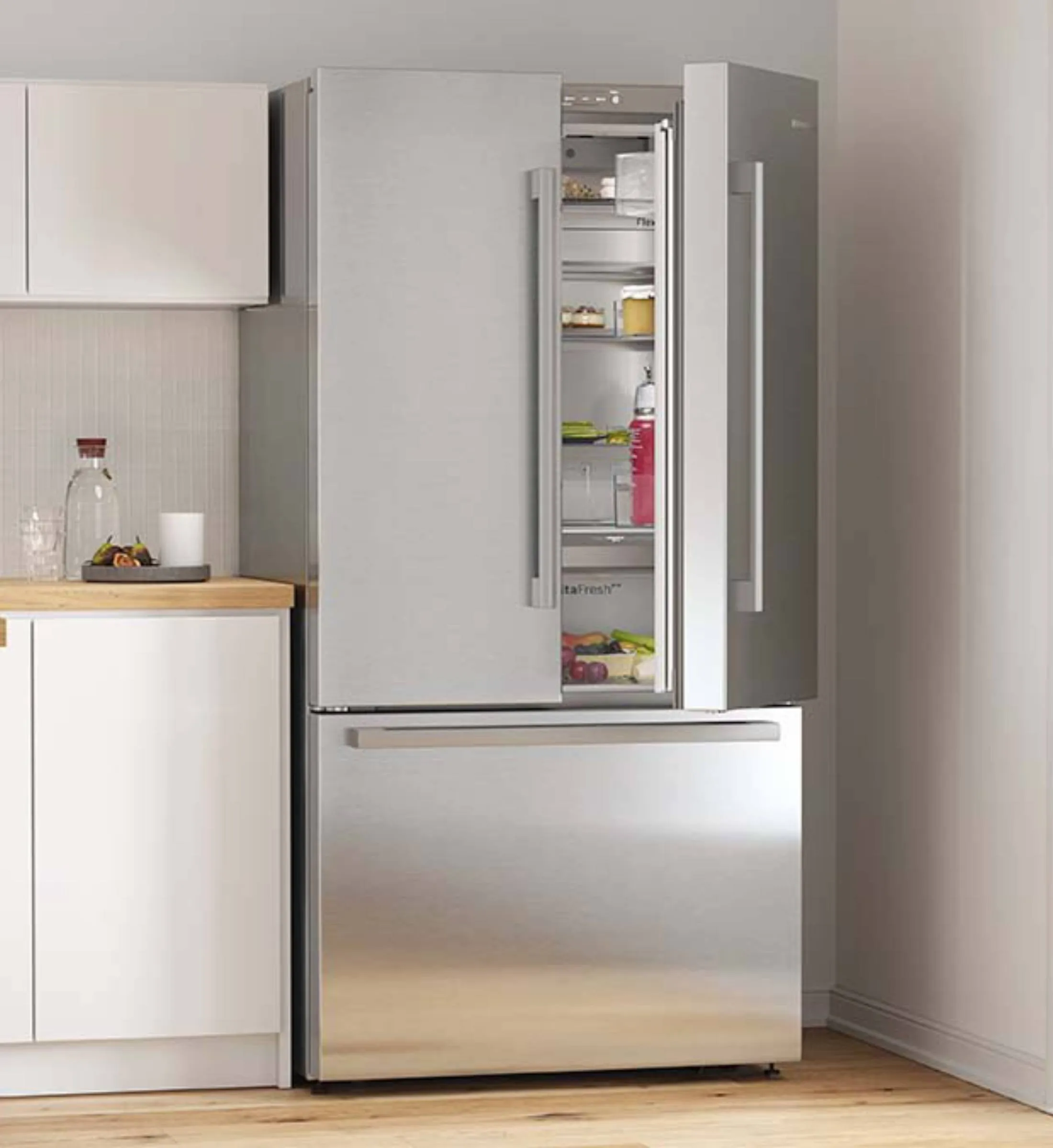 French door style fridge freezer