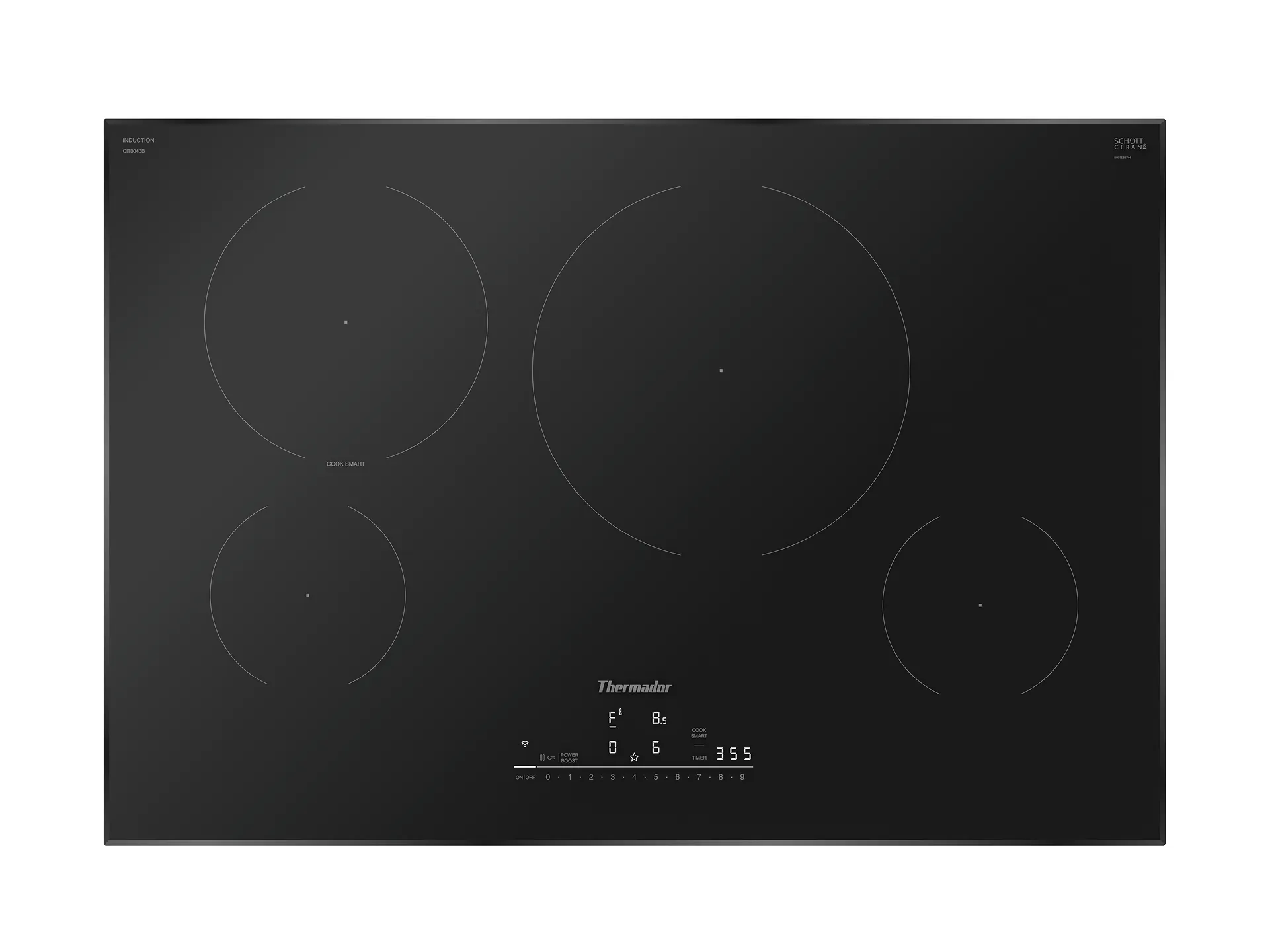 Thermador 30 Inch Heritage Induction CIT305BB