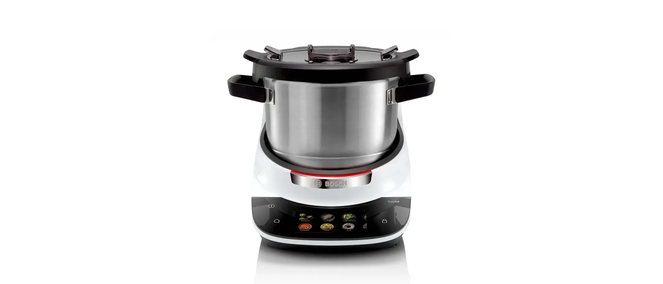 The Bosch Cookit in front view.