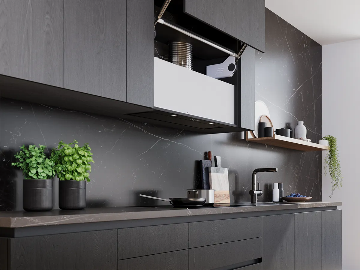 Canopy cooker hood