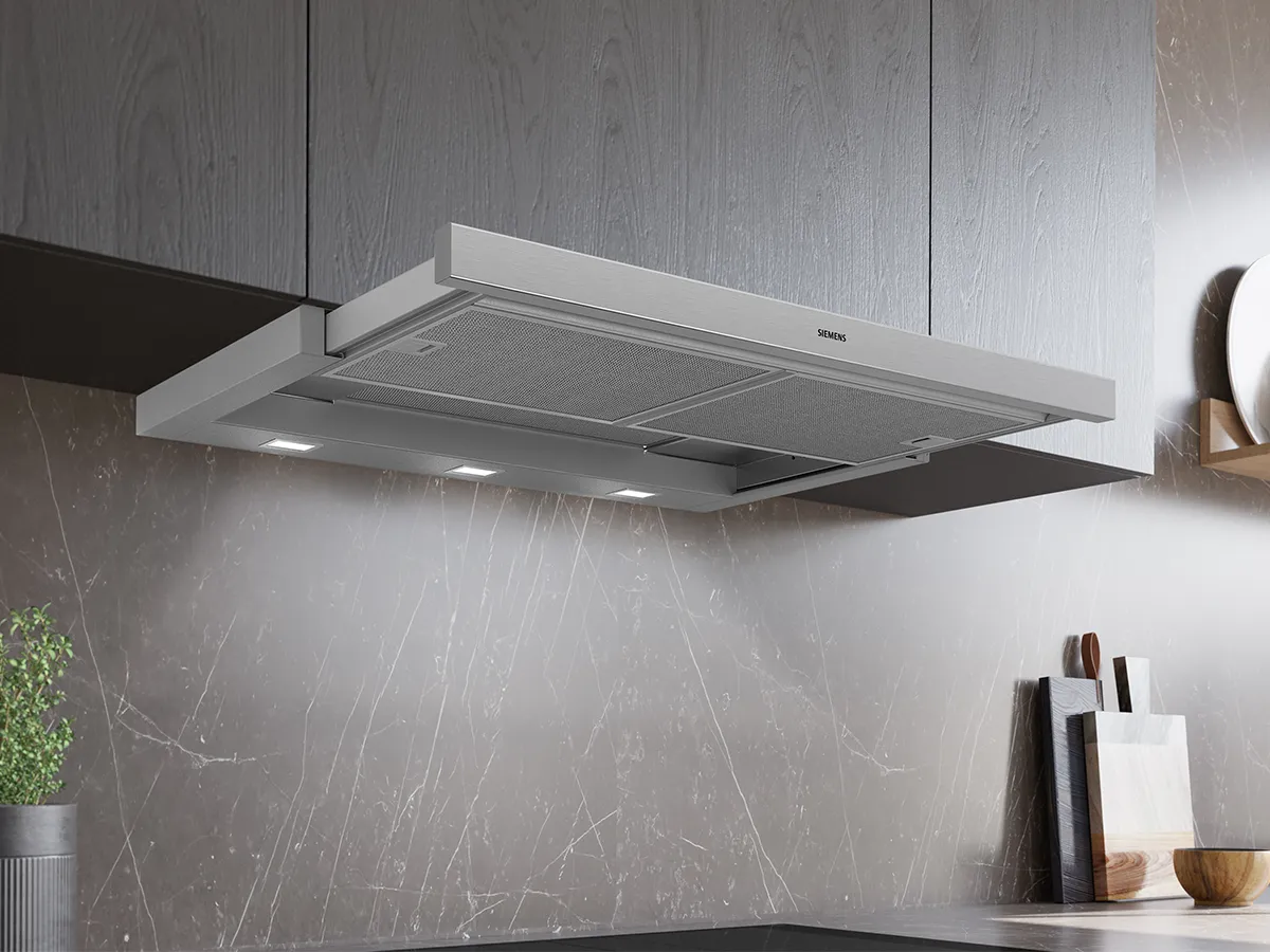 Telescopic cooker hood