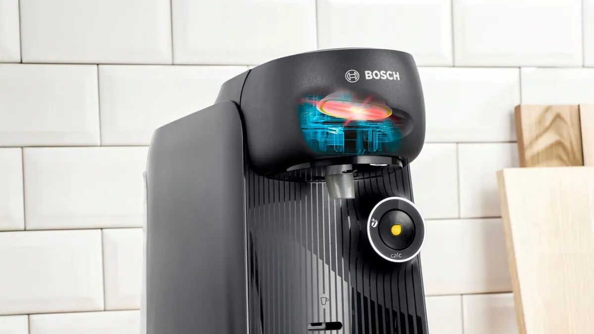 Close up visual of internal pod system