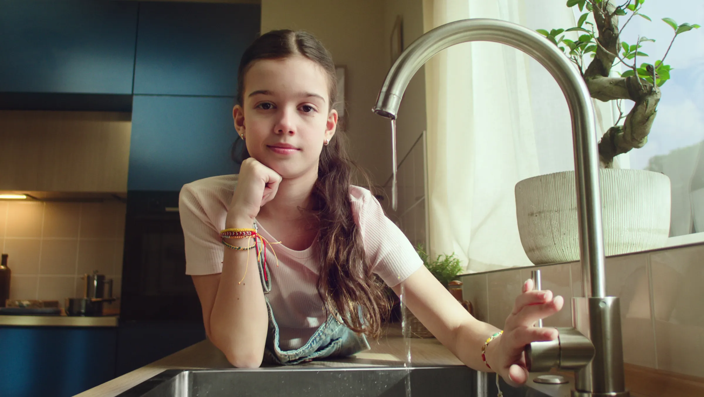 girl in the kitchen