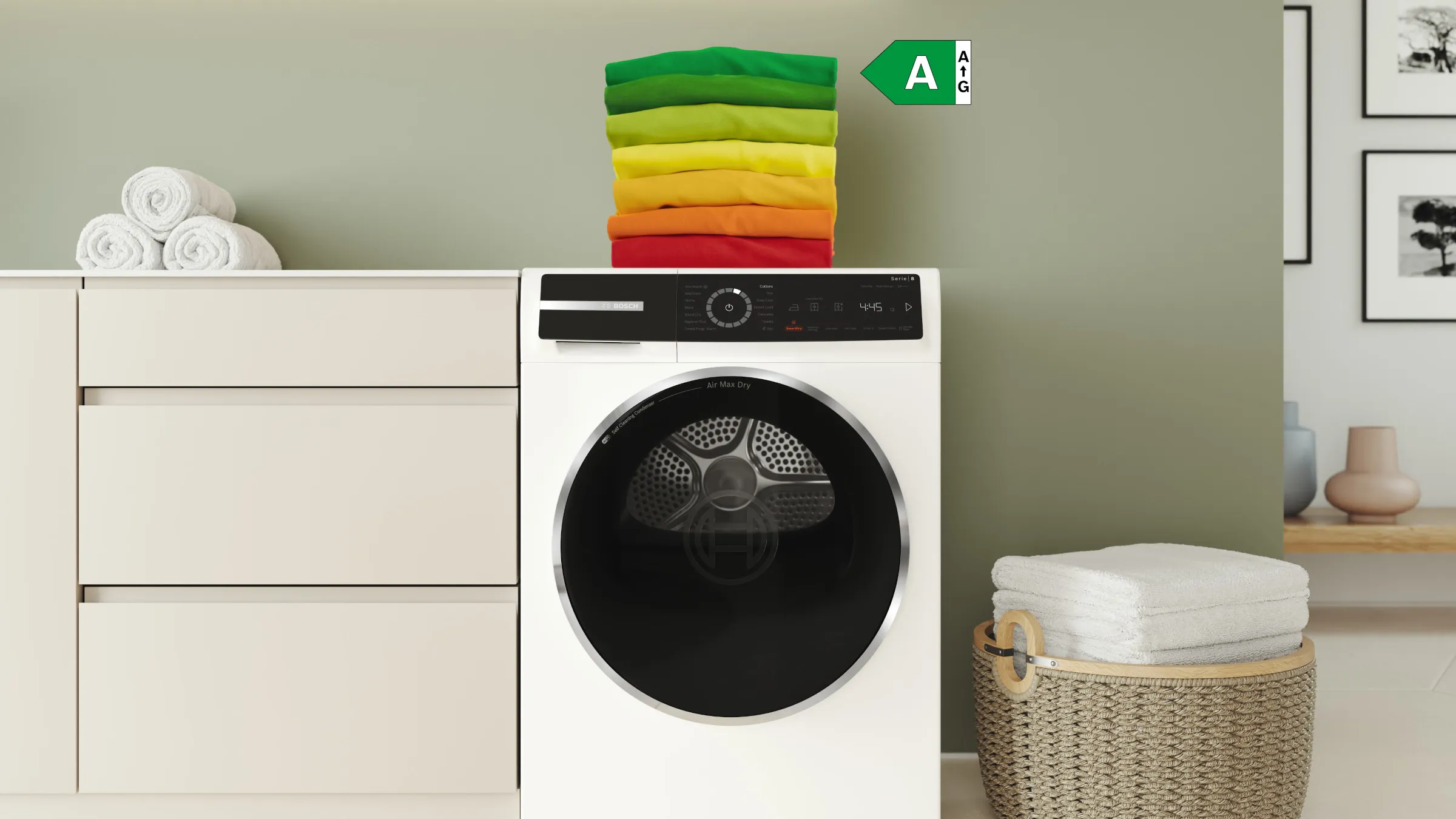 Séchage efficace avec label énergétique A.