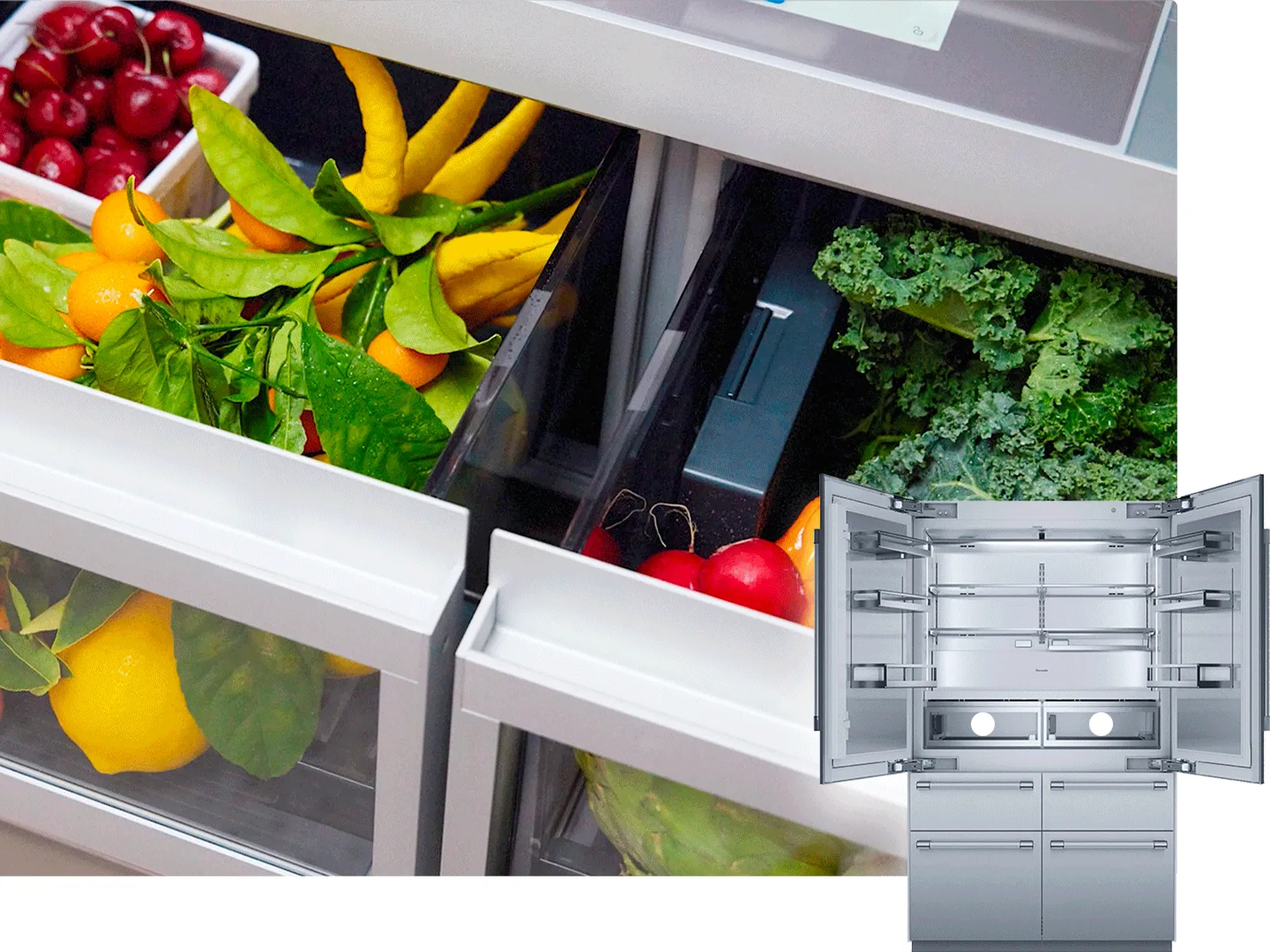 thermafresh drawers styled refrigerator