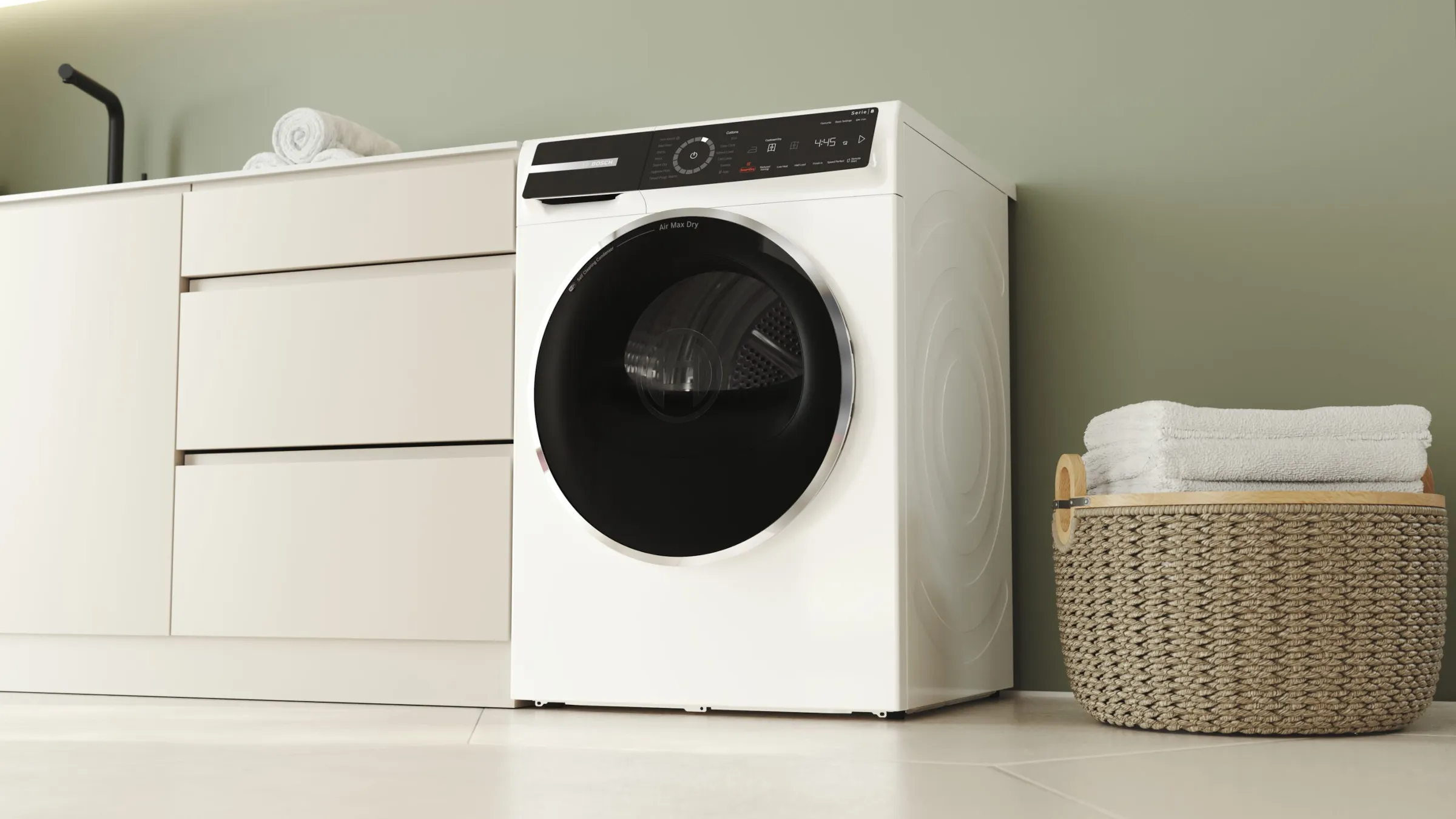 Serie 8 Trockner von Bosch.