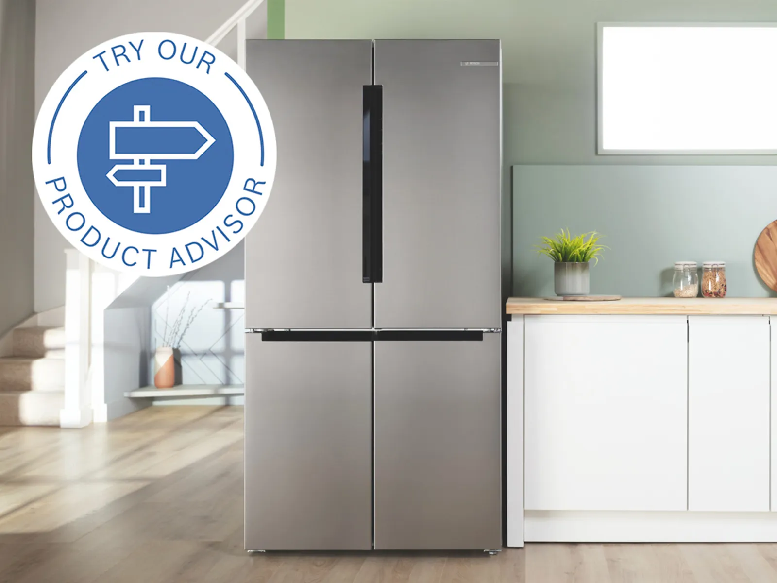 Fridge and freezer finder logo
