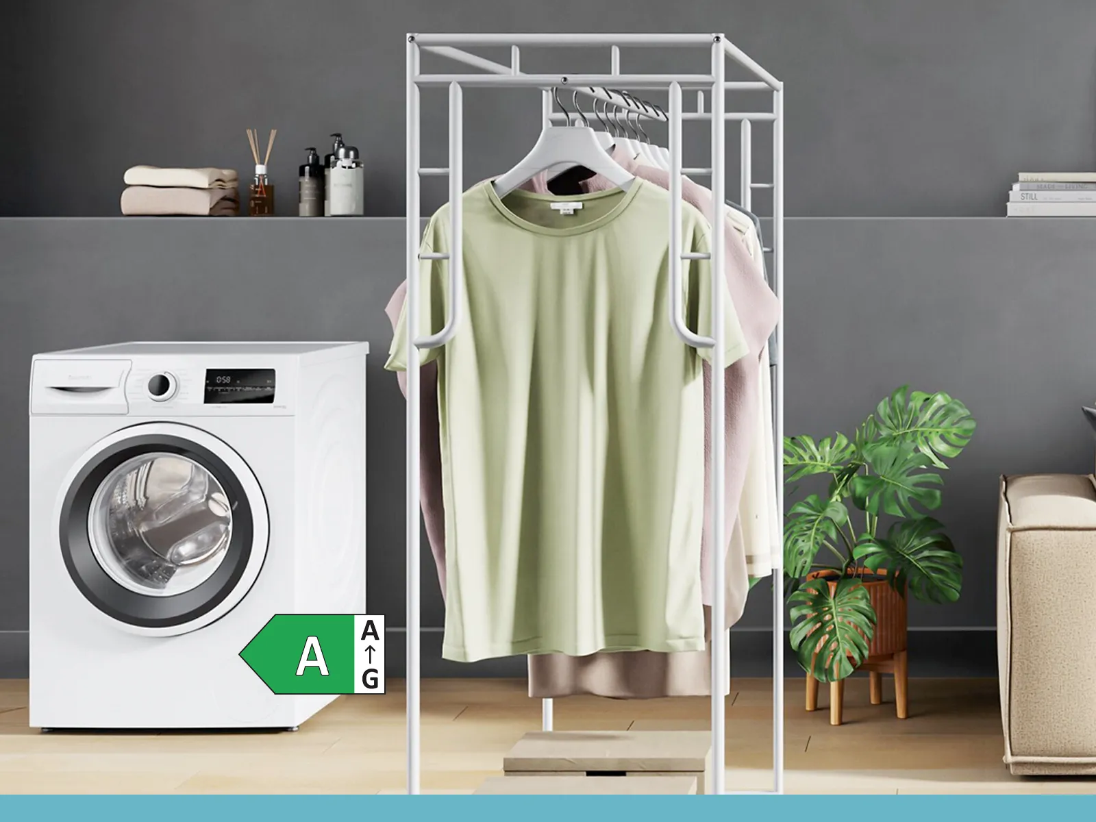 CWF14N27 Waschmaschine mit Dampfglätten