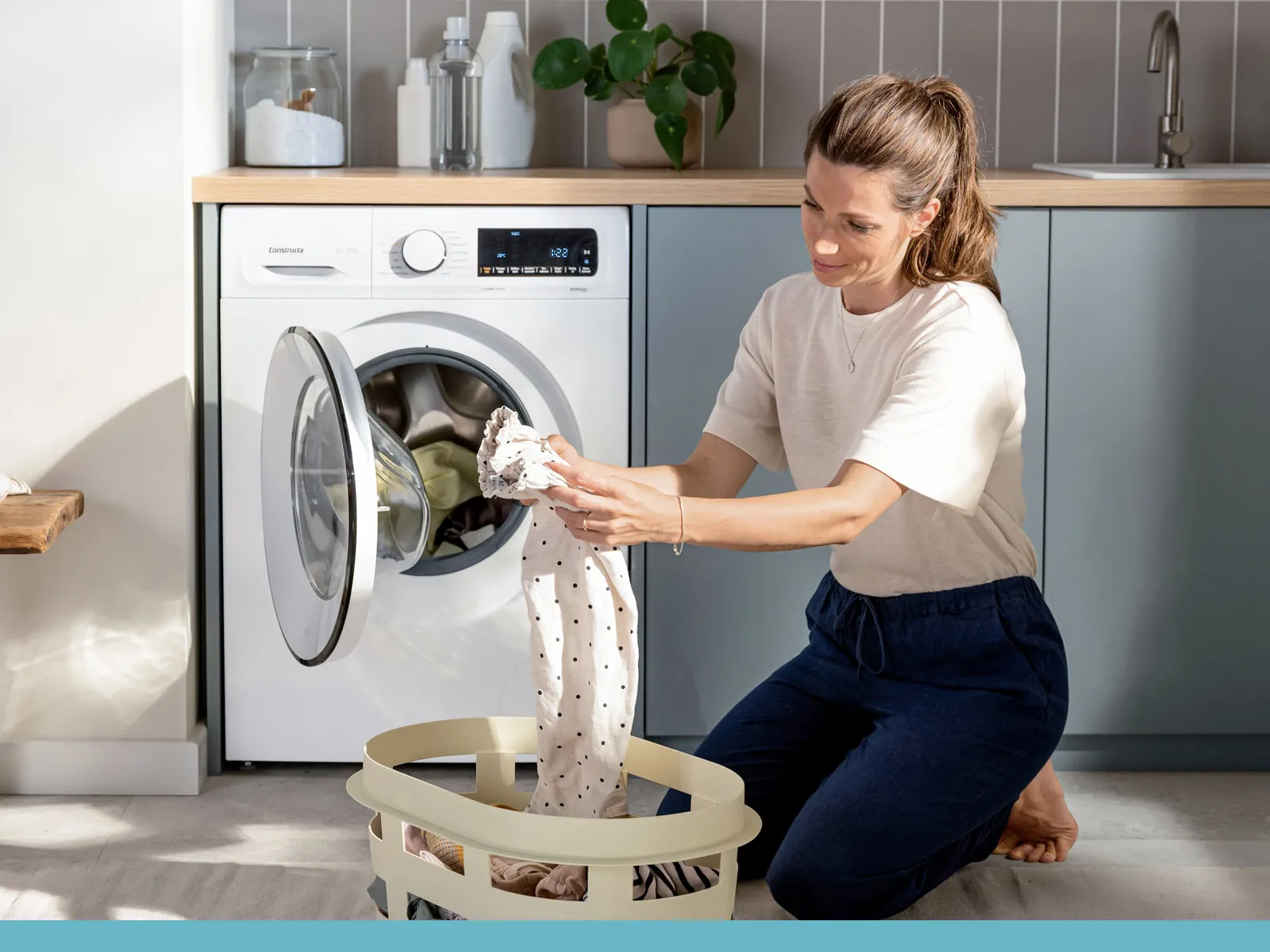 Freistehende Frontlader Waschmaschine: besser zu befüllen als ein Toplader