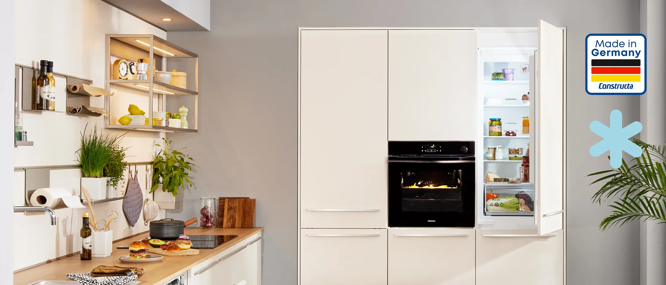 Constructa Kühl-Gefrier-Kombinationen. Erfrischende Vorteile - cool Kombiniert.