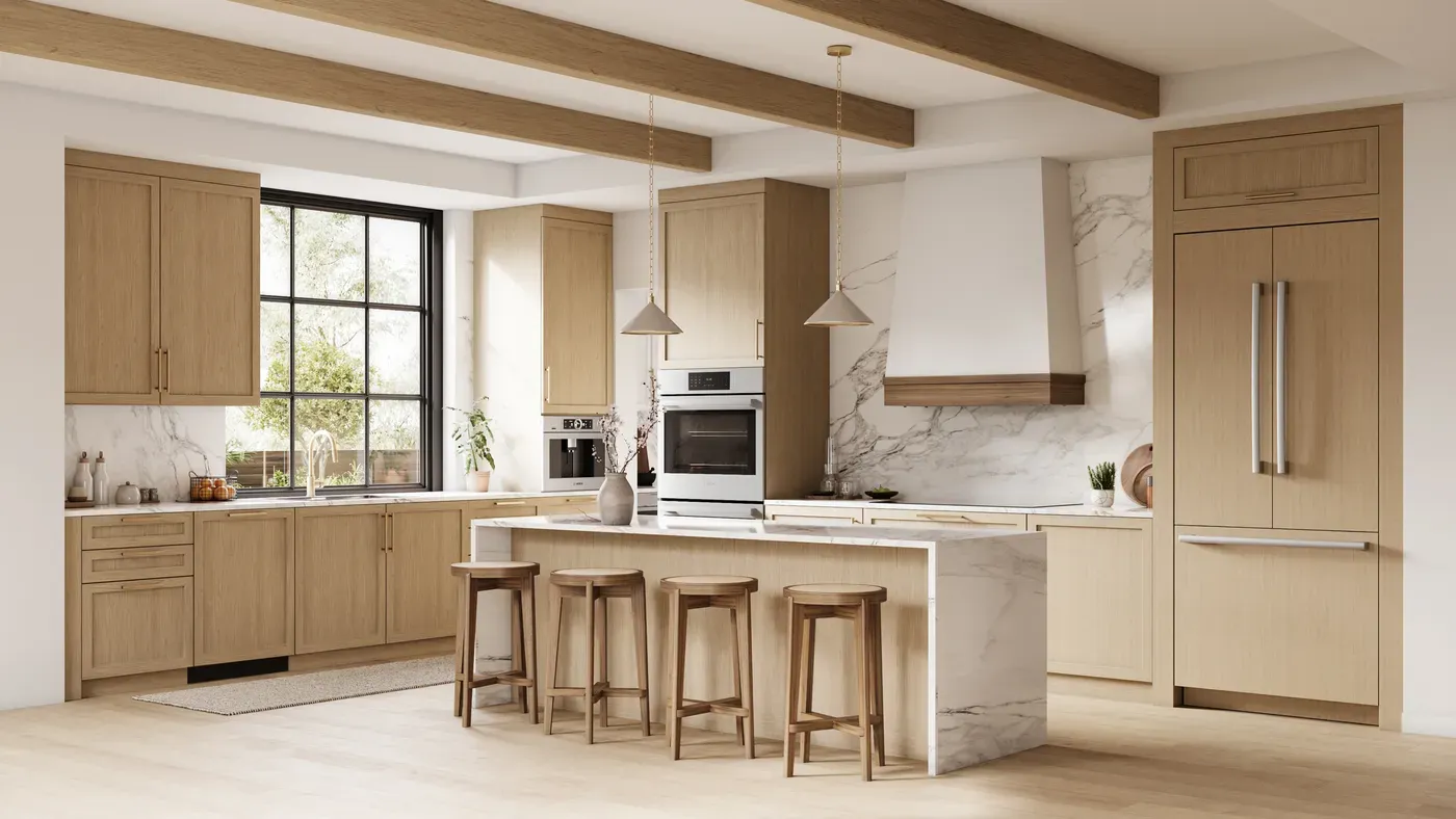 French door with custom panel