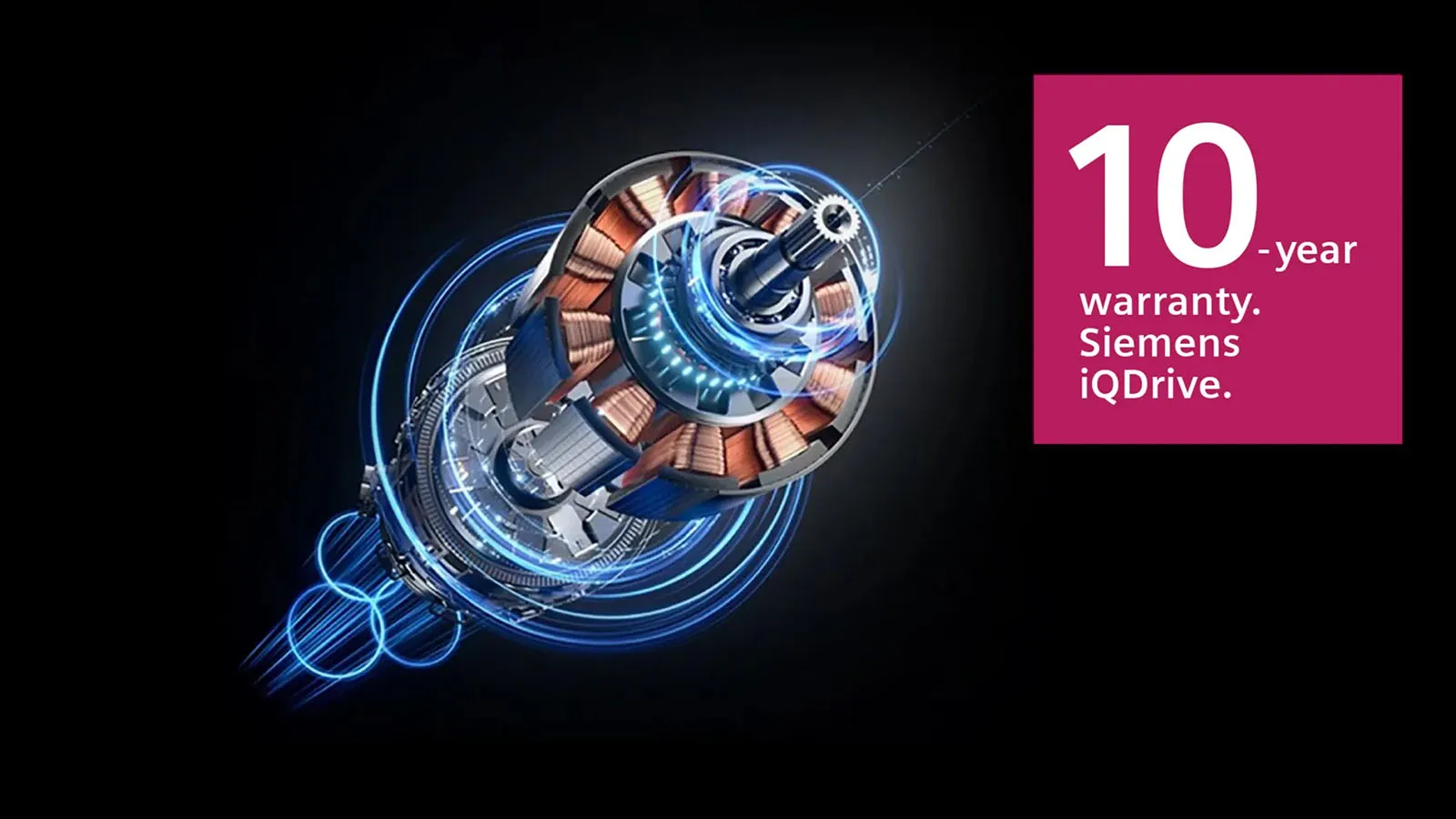 Siemens intelligent dishwasher with iQdrive motor