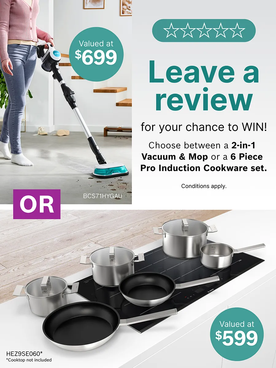 Boschn Leave a Review promotion 