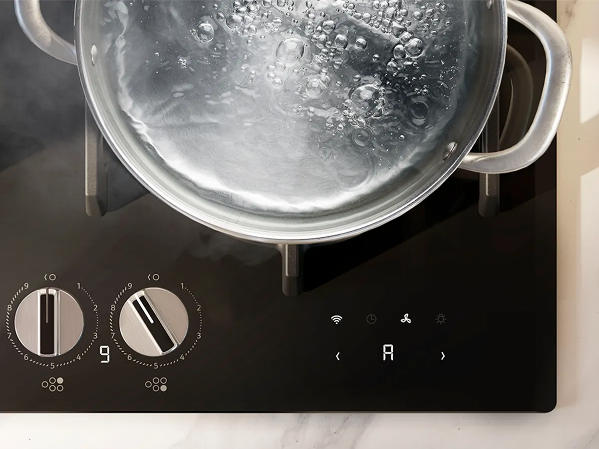 Residual Heat Indicator - Safely clean your cooktop