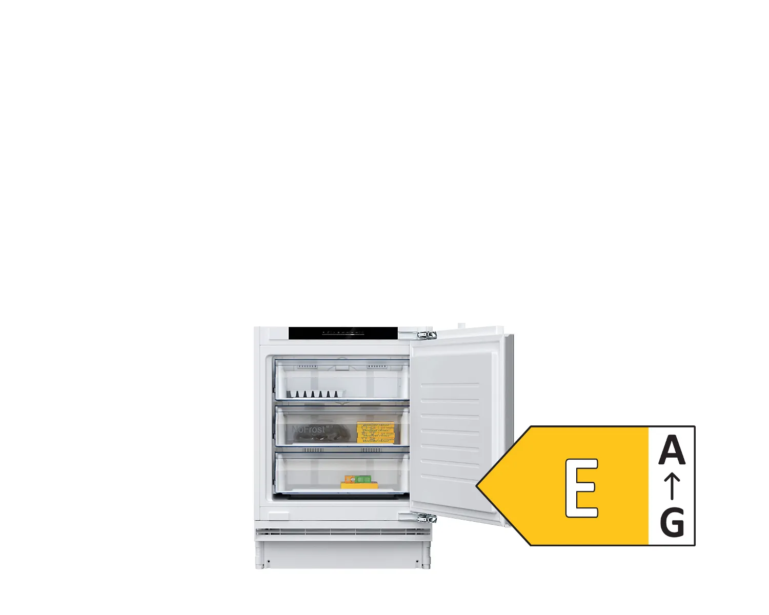 Unterbau-Gefrierschrank GU7213DE0 mit Energieeffizienzklasse E