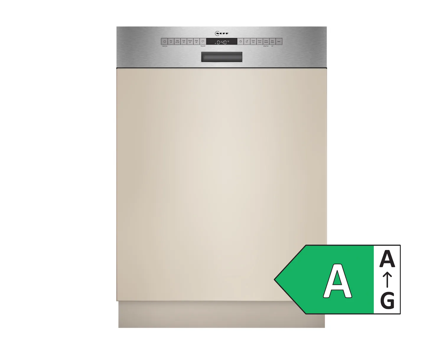 Teilintegrierter Geschirrspüler 60 cm mit Energielabel A