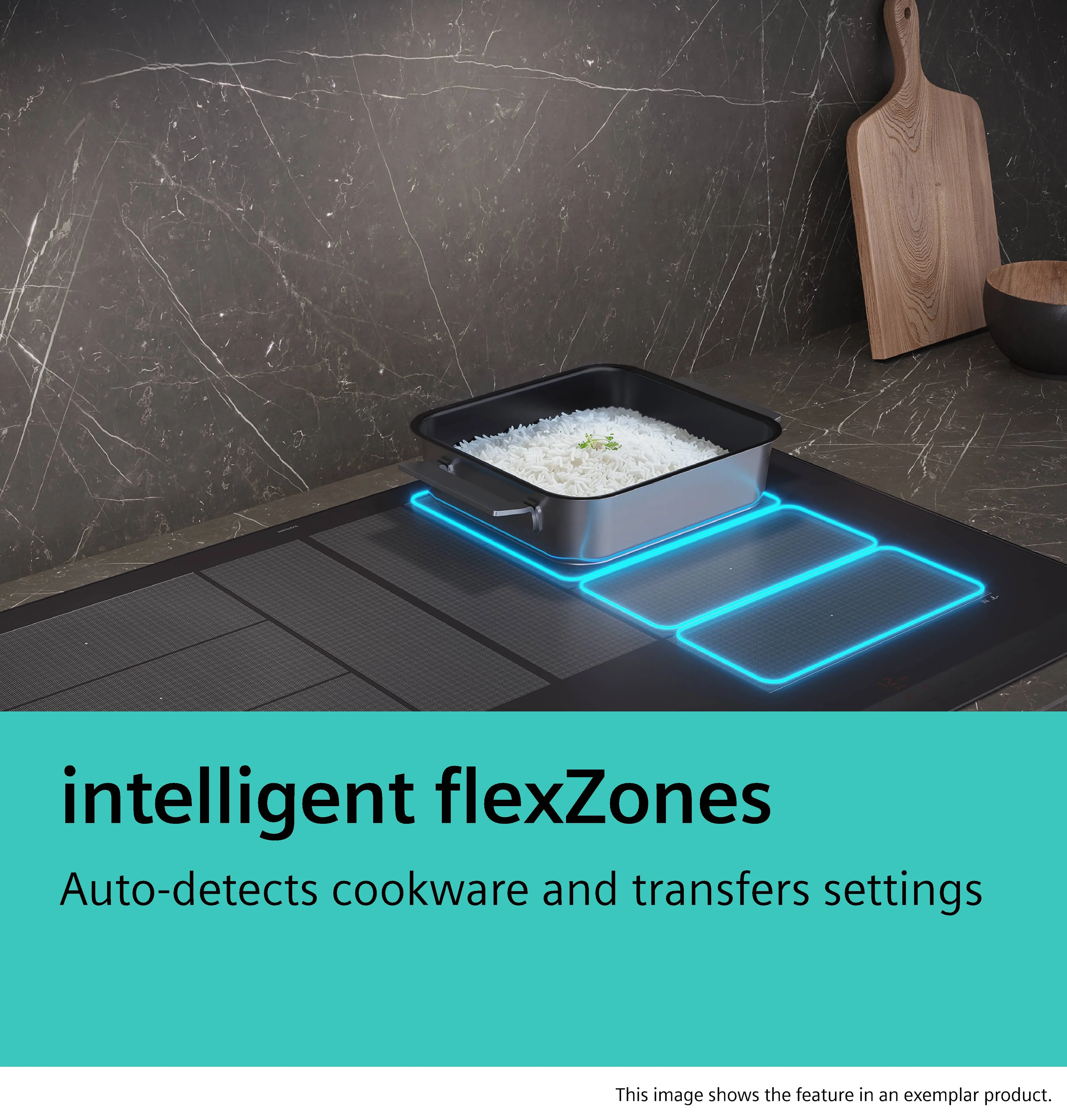 Siemens EX977NXV6E iQ700 Induction hob 90 cm surface mount with frame - View 4