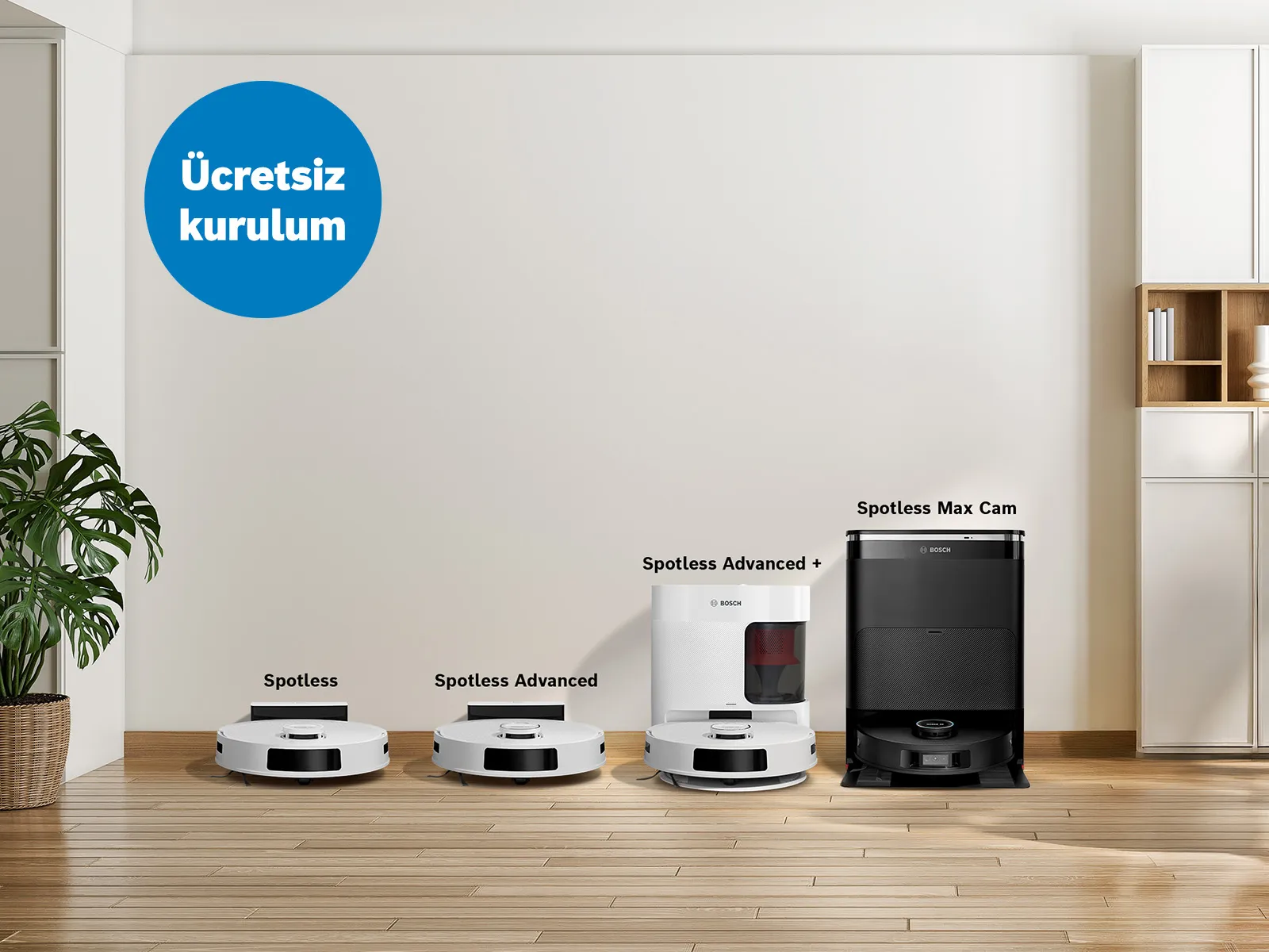 Bosch Spotless serisini keşfedin: İster hızlı bir temizlik, ister dip-köşe temizlik için olsun; ihtiyaçlarınıza uygun tasarlanmış bir Spotless ile hayatınızı konforlu hale getirebilirsiniz.