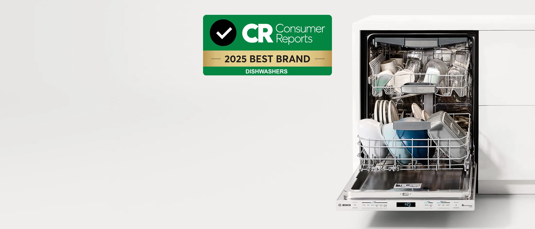 Bosch Stainless Steel Dishwasher with Consumer Reports Recommended Badge - 2025 Best Brand