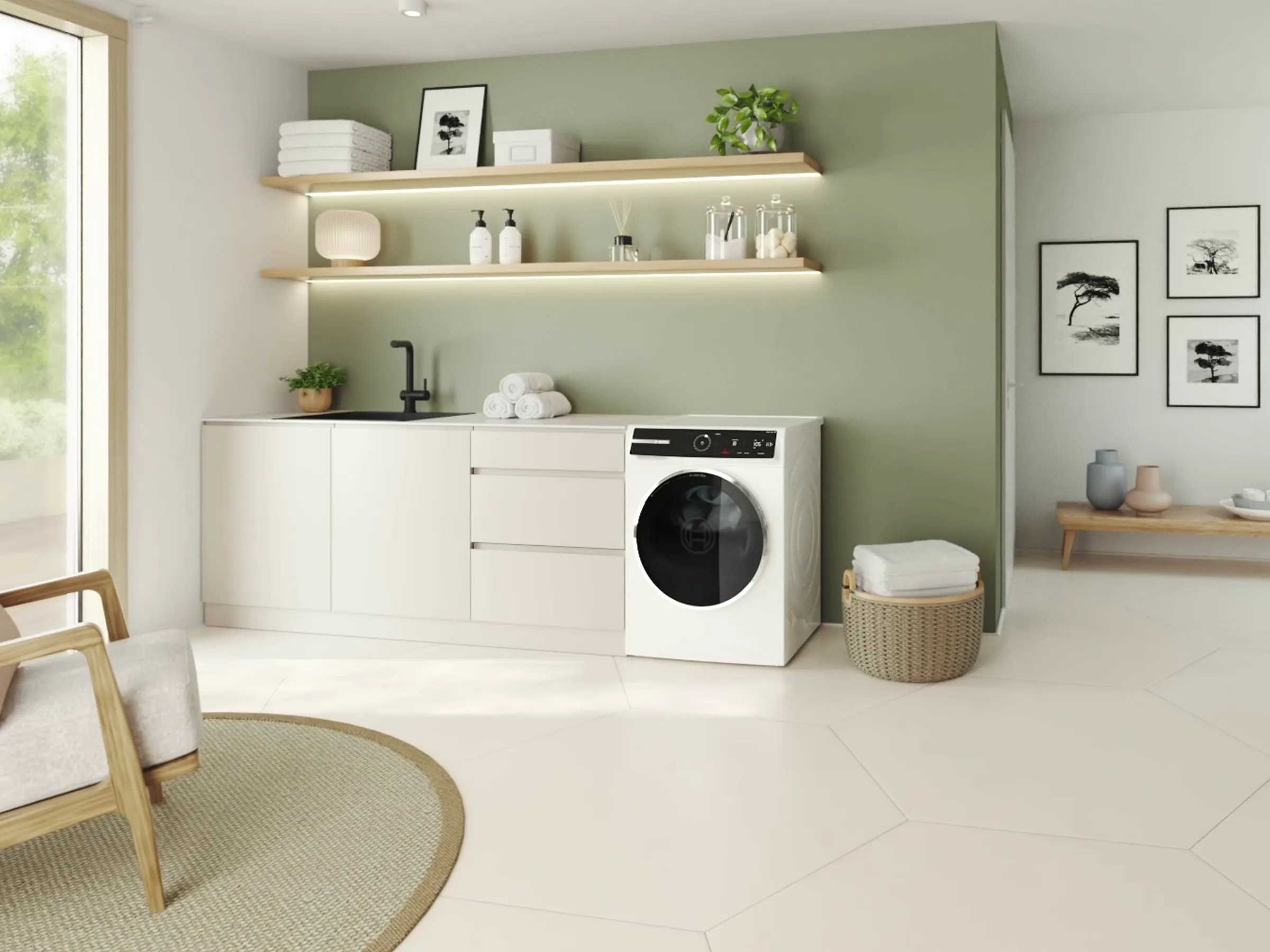 Energooszczędne suszarki w klasie energetycznej A na niej globus