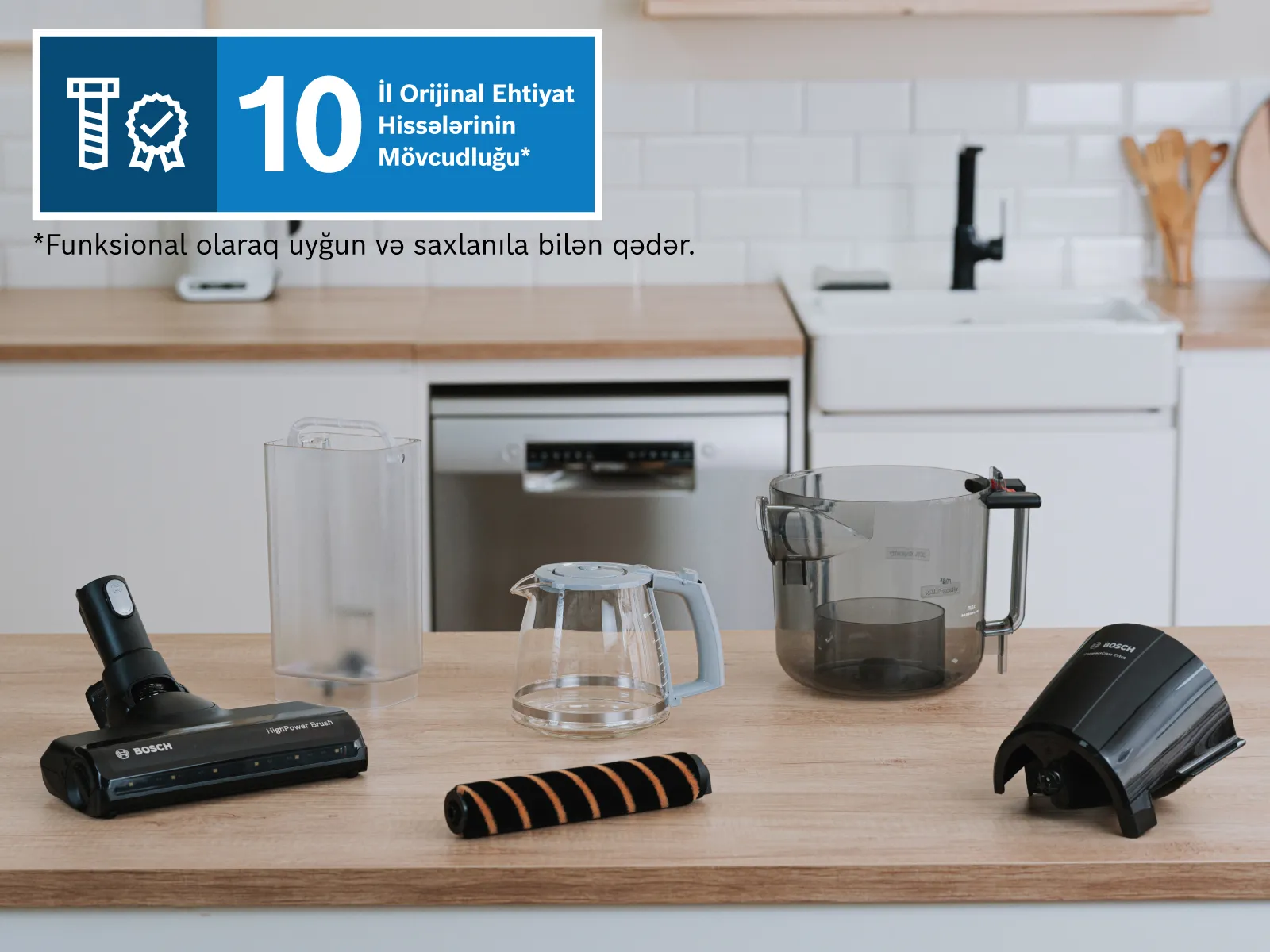 10 il Ehtiyat hissələrinin mövcudluğu