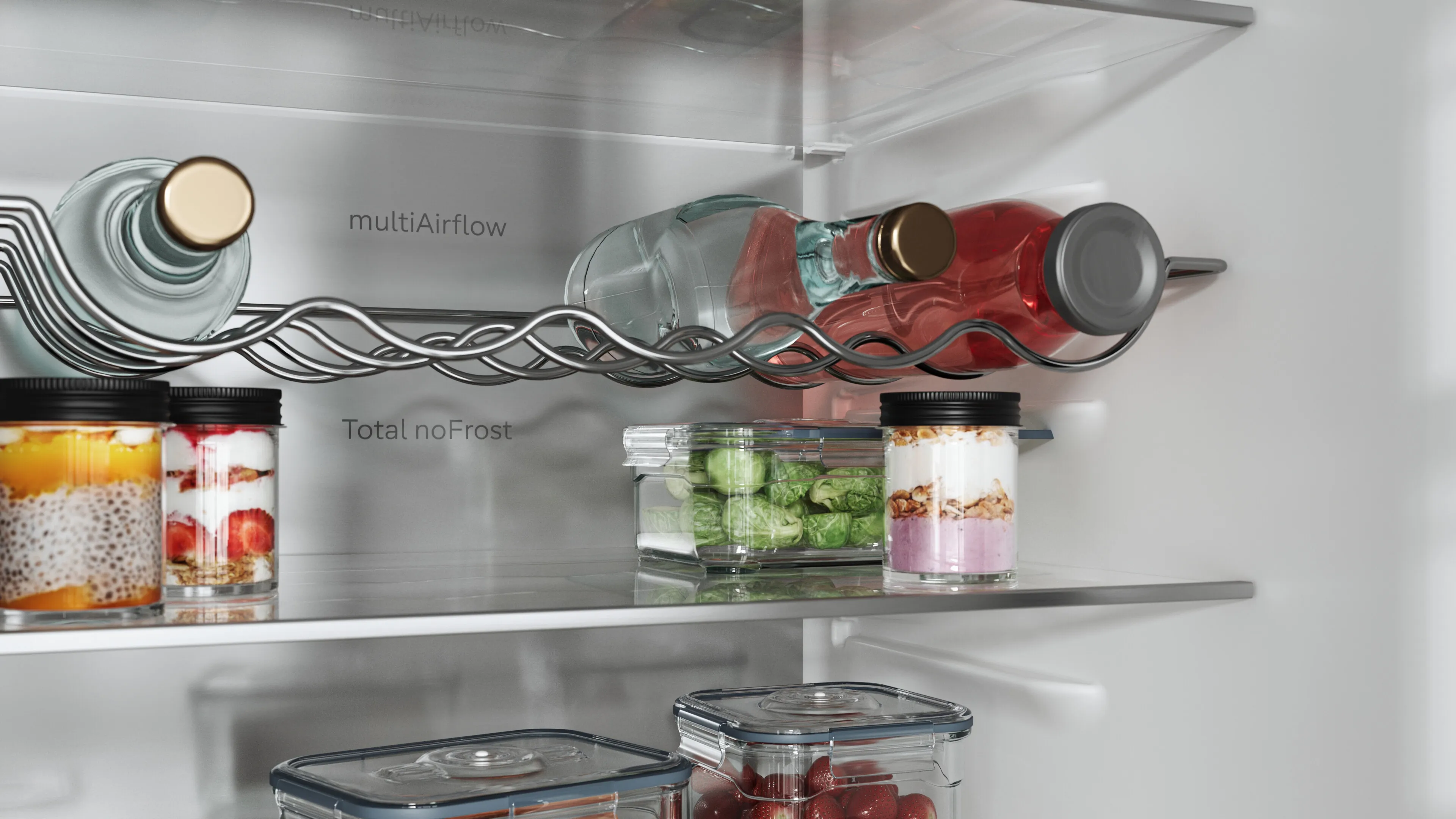 Metallrückwand mit multiAirflow-System