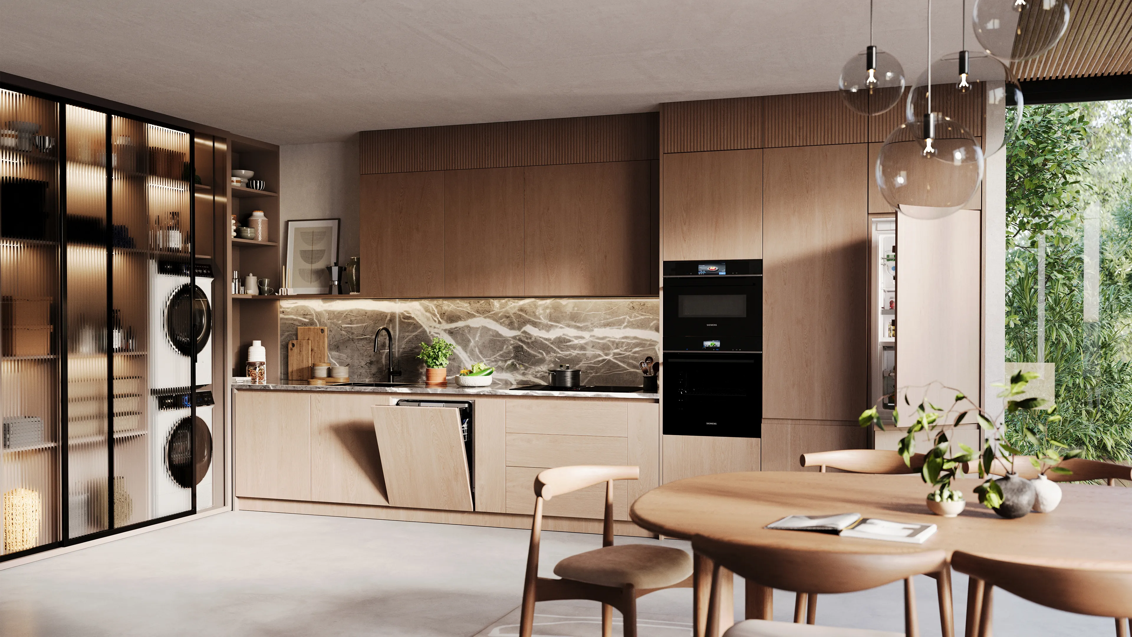 Neutral modern kitchen
