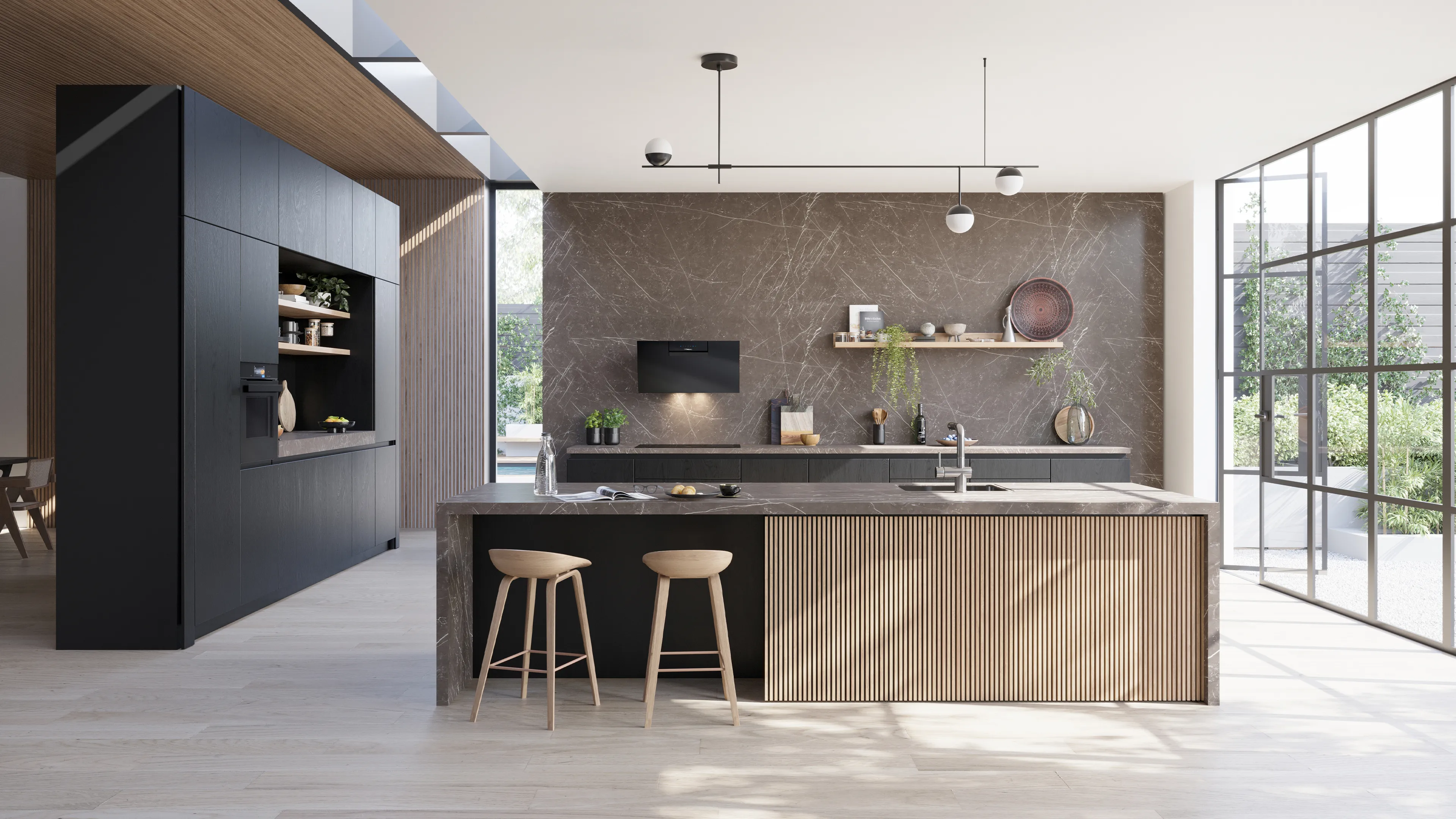 Modern kitchen with Siemens appliances
