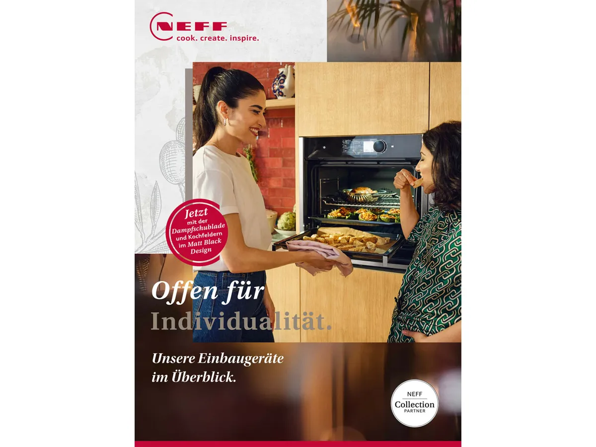 Das NEFF Einbaugeräte Programm 2025/2026