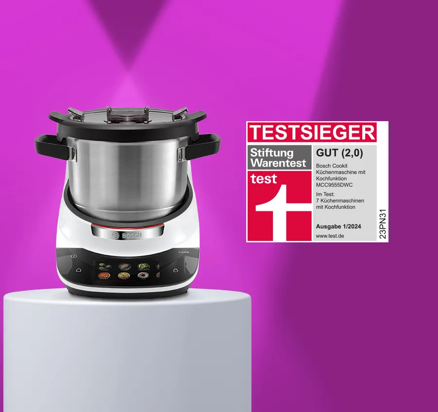 Bosch Cookit Kochmaschine, Testsieger.