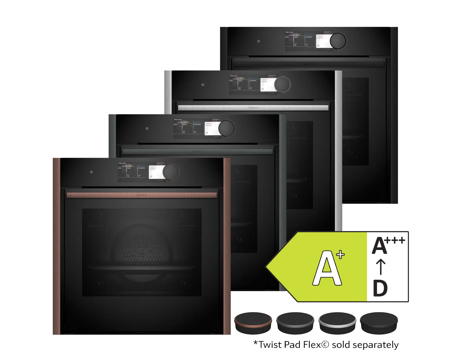 B69CY7MY0 Einbaubackofen mit Flex Design und Energieeffizienzklasse A+
