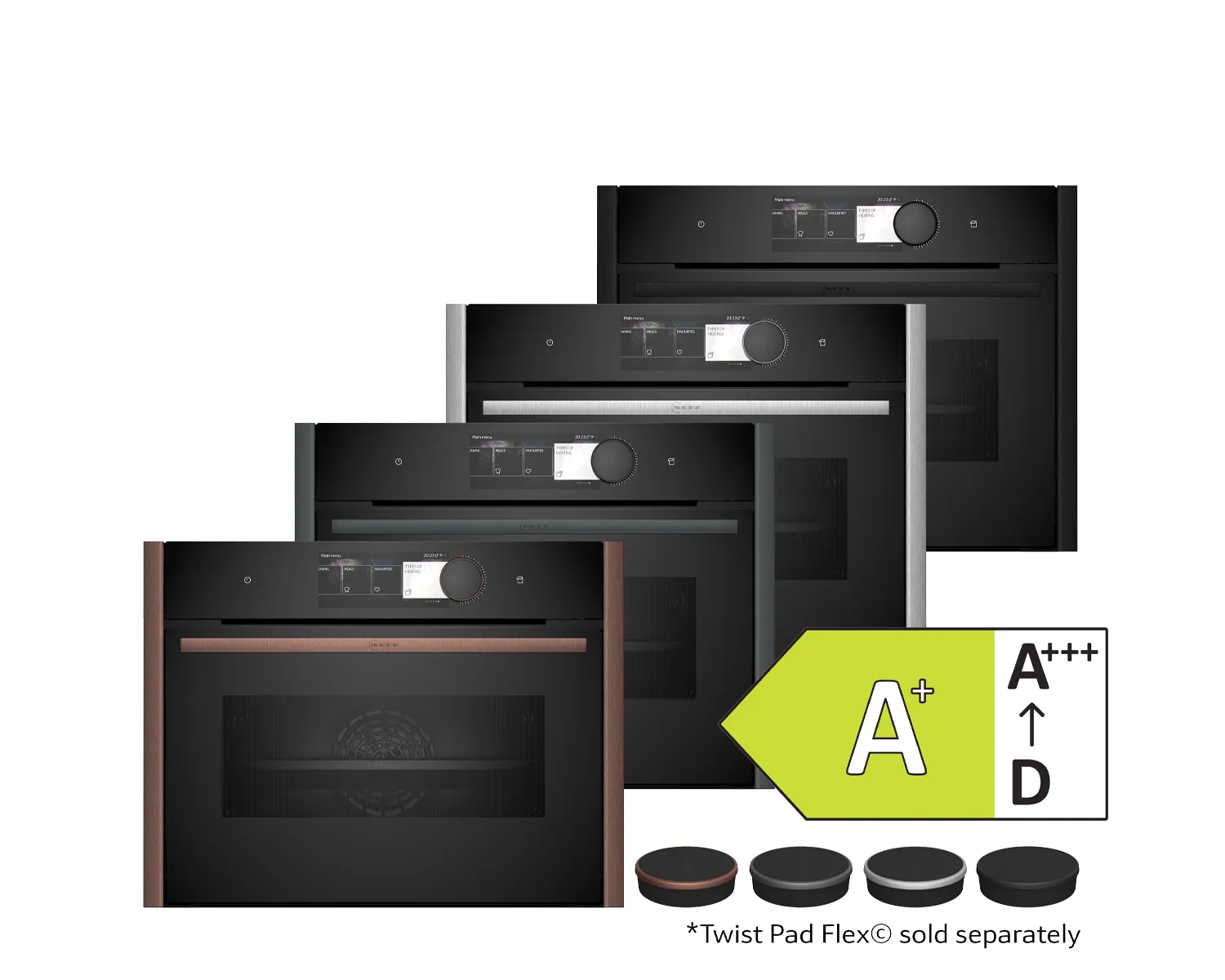 Kompaktbackofen C29FY5CY0 mit Flex Design und Energieeffizienzklasse A+