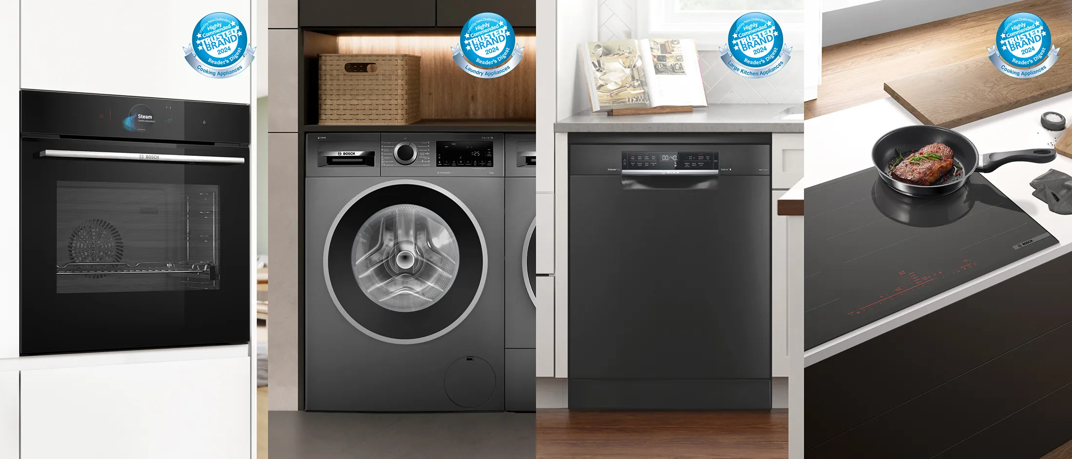 Bosch NZ Stage Banner with all the products