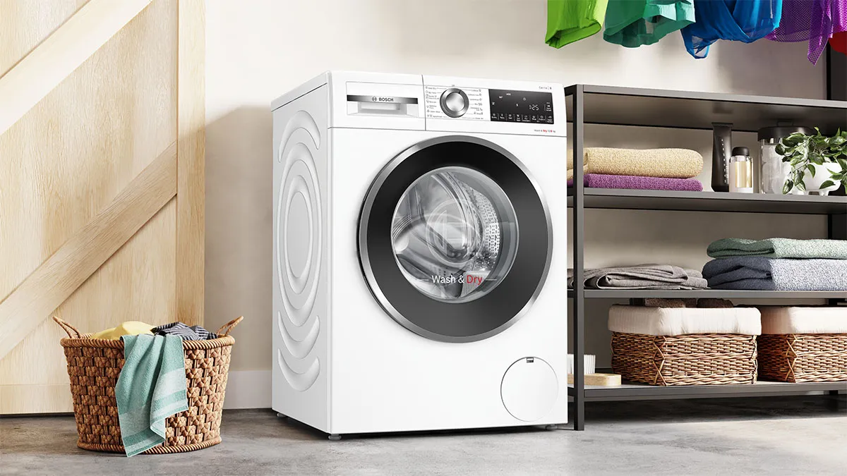 Bosch washer dryer with AirWash+ feature