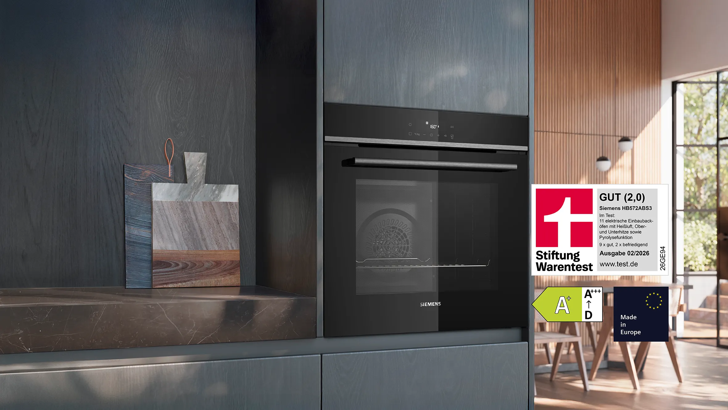 Stiftung Warentest Backofen HB572ABS3