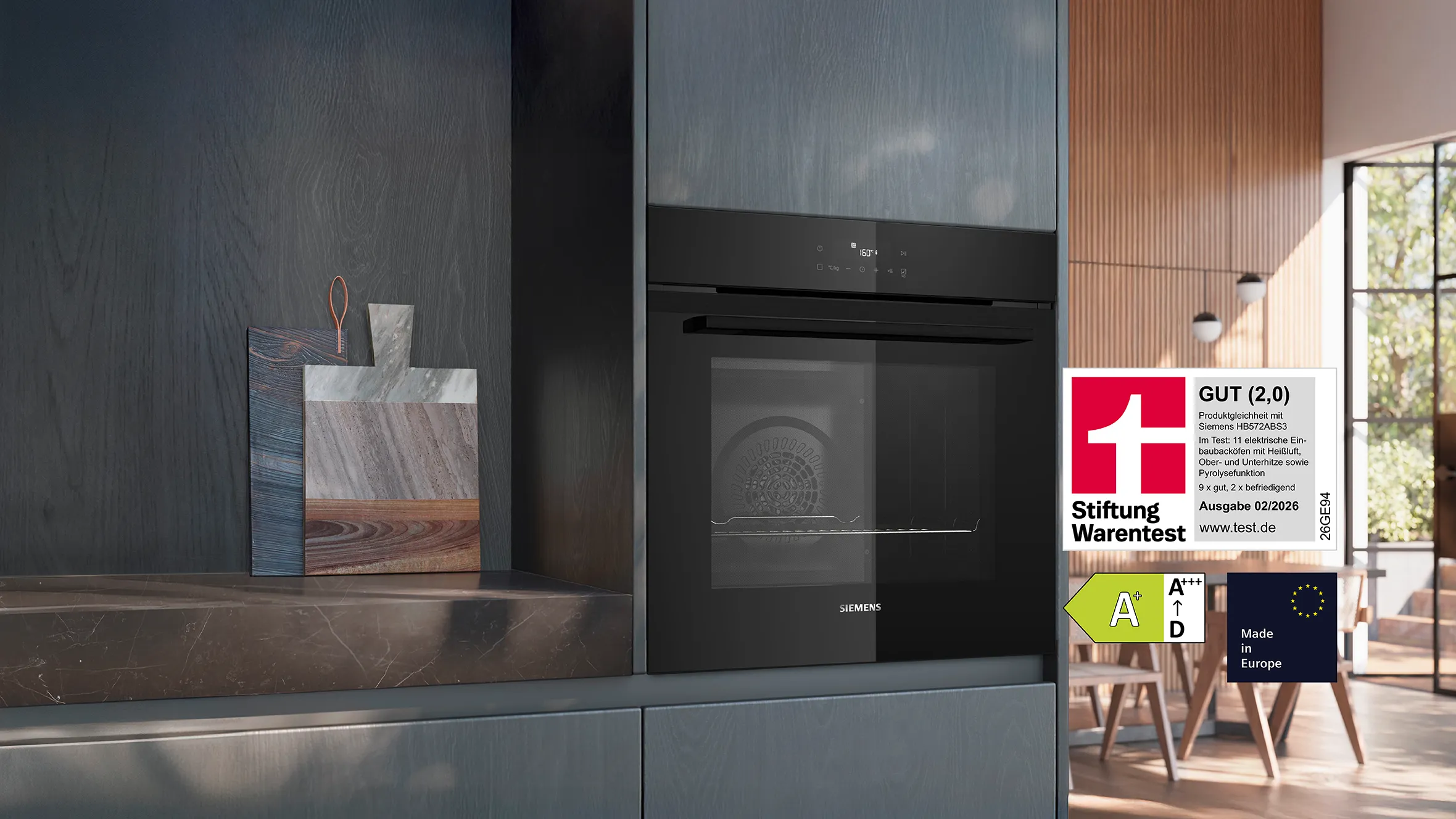 Stiftung Warentest Backofen HB272ABB3