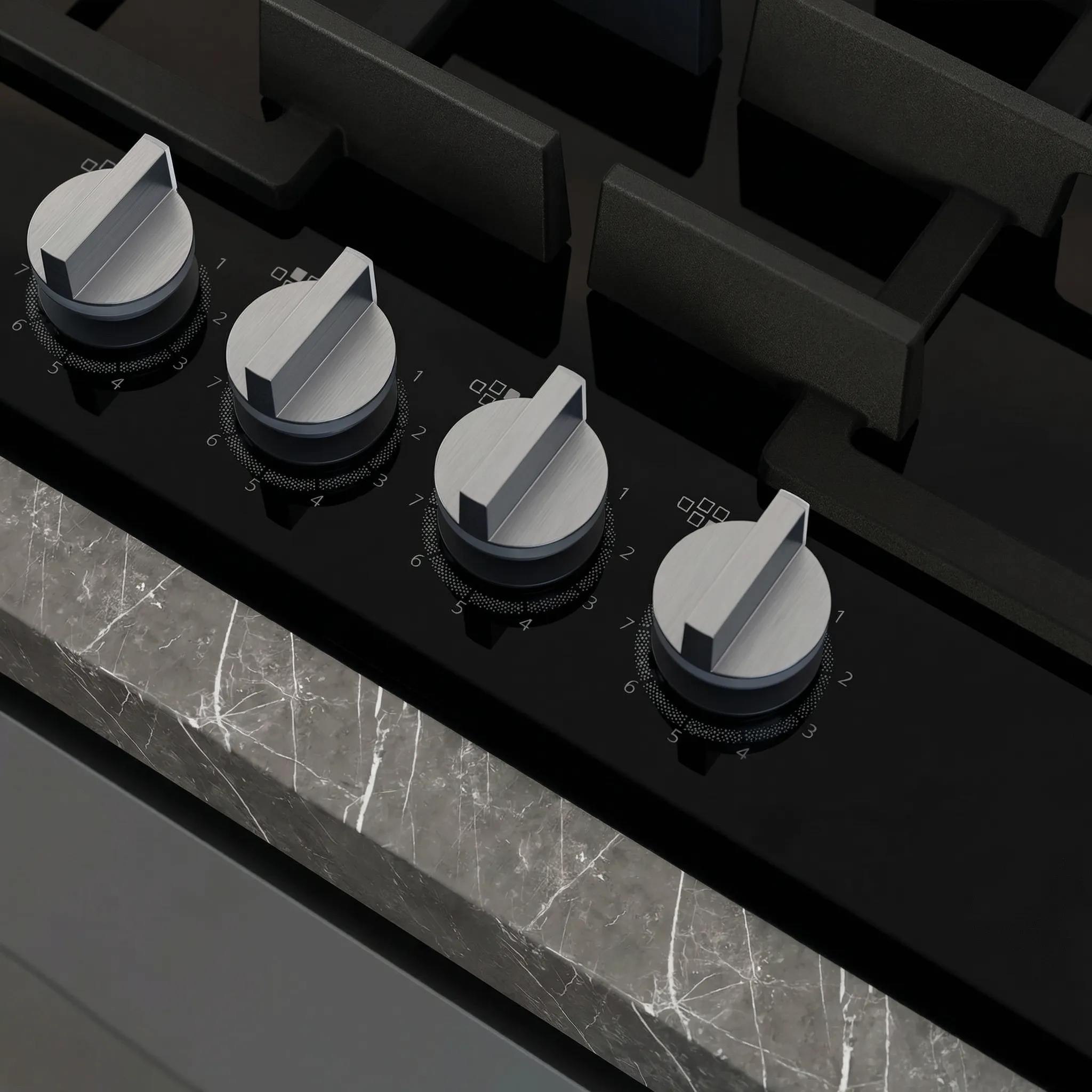 stepFlame Technology: Precise flame control with nine different settings